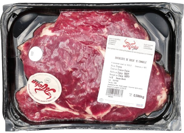 GLATT KOSHER BEEF ENTRECOTE 1 CUT SL 400 GR.