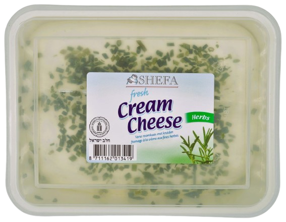 KOSHER CREAM CHEESE WITH HERBS SHEFA 1 KG.