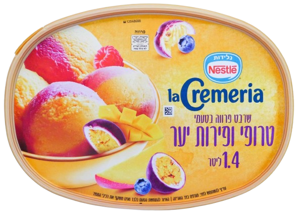 KOSHER ICE CREAM NESTLE CREMERIA TROPICAL 1,4 LT