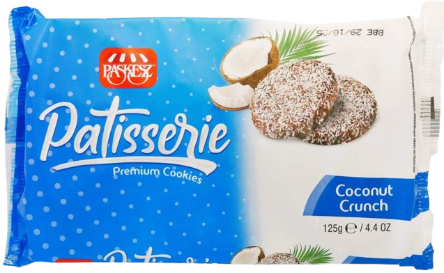 KOSHER PATISSERIE COCONUT CRUNCH PASKESZ 125 GR.