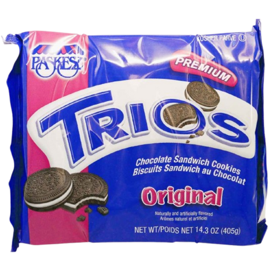 KOSHER TRIOS BISCOTTI ORIGINALI SANDWICH 405 GR.