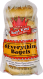 6 KOSHER BAGELS MEZONOT EVRYTHING 680 GR.
