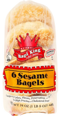 6 MEZONOT KOSHER BAGELS  WITH SESAME