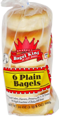 6 MEZONOT PLAIN KOSHER BAGEL