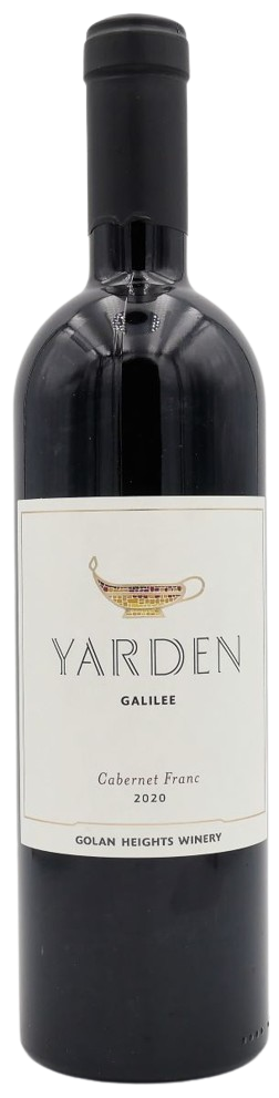 CABERNET FRANC YARDEN  750 ML. Kosher Red Wine  Golan Heights Israel