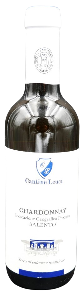 CHARDONNAY LEUCI 375 ML.  Kosher White Wine From Italy