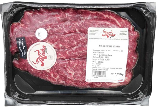 GLATT KOSHER BEEF BOTTOM ROUND SL 400 GR.