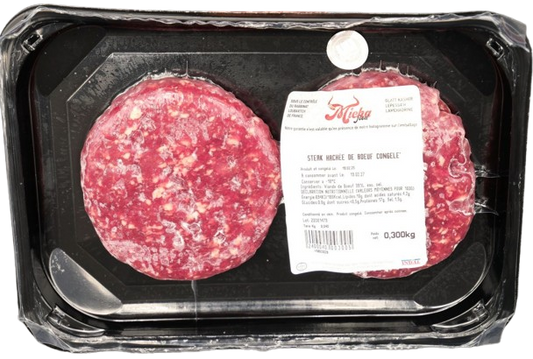 GLATT KOSHER BEEF HAMBURGER SL 300 GR.