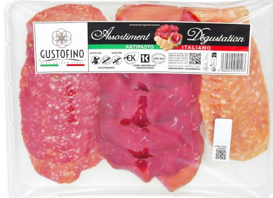 GLATT KOSHER BEEF & TURKEY COLD CUTS MIX GF SL 80 GR.