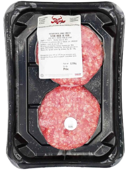 GLATT KOSHER MINCED VEAL MEAT SL 300 GR.