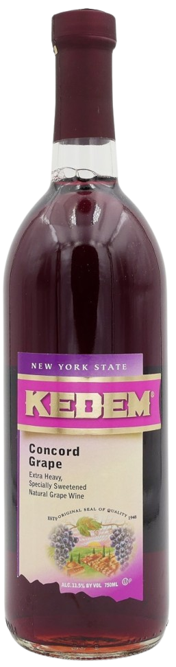 KEDEM CONCORD KOSHER GRAPE JUICE 750 ML.