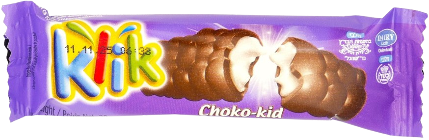 KLIK CHOKO KID KOSHER CHOCOLATE 38 GR.