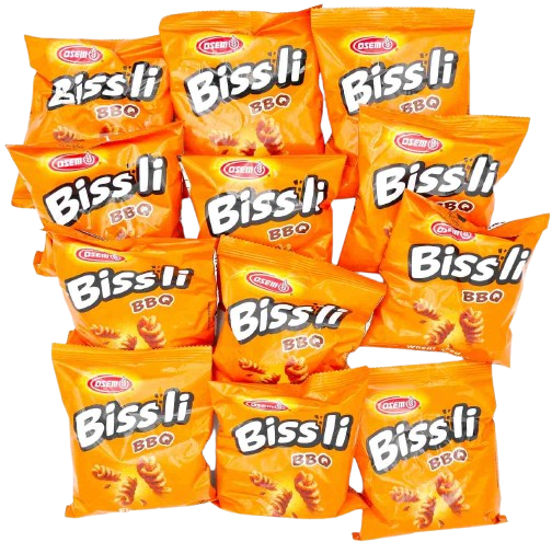 KOSHER BISSLI BARBECUE SNACK OSEM 12 X 35 GR. (420GR)