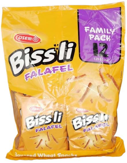 KOSHER BISSLI FALAFEL SNACK OSEM 12 X 35 GR. (420GR.)