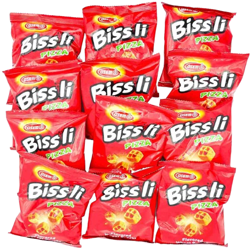 KOSHER BISSLI PIZZA SNACK OSEM 12 X 35 GR. (420GR)