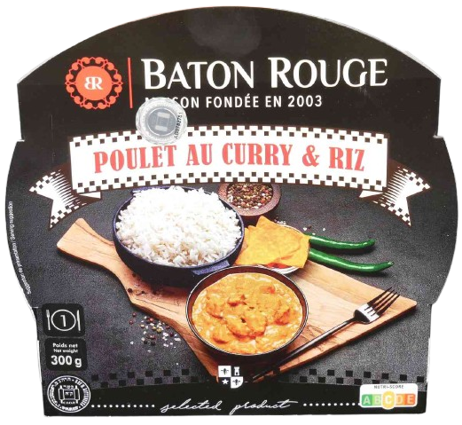 KOSHER CHICKEN CURRY WITH RICE 300 GR.