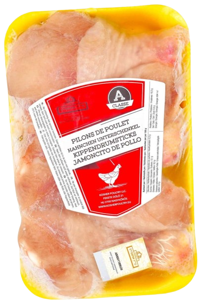 KOSHER CHICKEN DRUMSTICKS WOL 600 GR.