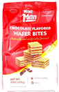 KOSHER CHOCOLATE FLAVORED WAFER BITES MAN 200 GR.