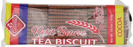 KOSHER COCOA PETIT BEURRE BISCUITS GATTEGNO 410 GR. 