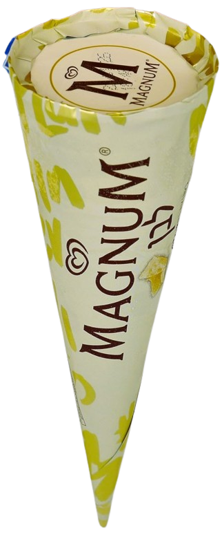 KOSHER CONE ALGIDA MAGNUM  WHITE KOSHER 108 GR.