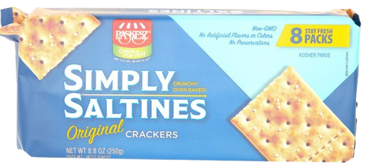 KOSHER CRACKERS SIMPLY SALTINES ORIGINAL 250 GR.