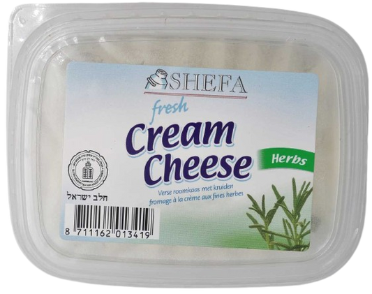 KOSHER CREAM CHEESE WITH HERBS SHEFA 150 GR.