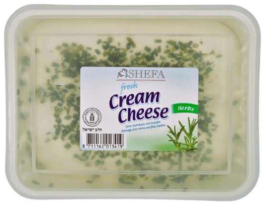 KOSHER CREAM CHEESE WITH HERBS SHEFA 1 KG.
