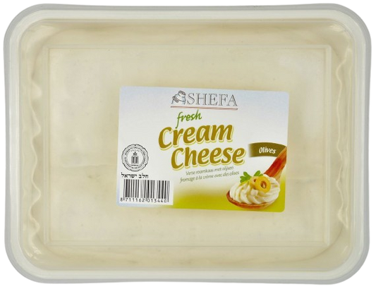 KOSHER CREAM CHEESE WITH OLIVES SHEFA  1 KG