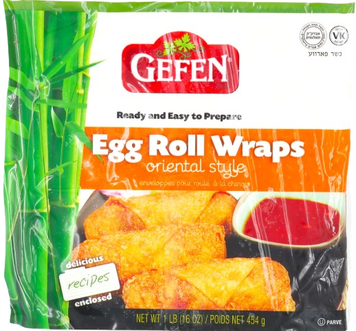 KOSHER EGG ROLL WRAPS GEFEN 454 GR.