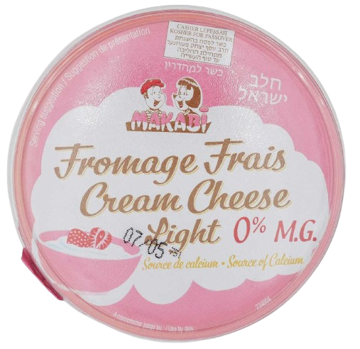 KOSHER FRESH SOFT CHEESE LIGHT 0% (FROMAGE FRAIS) MK 500 GR.