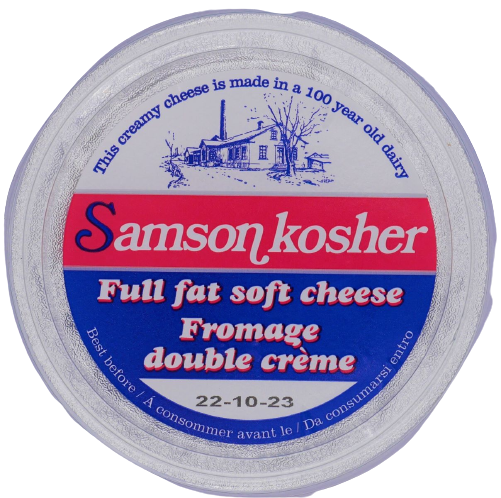  KOSHER FULL FAT CREAM CHEESE  SAMSON 150 GR.