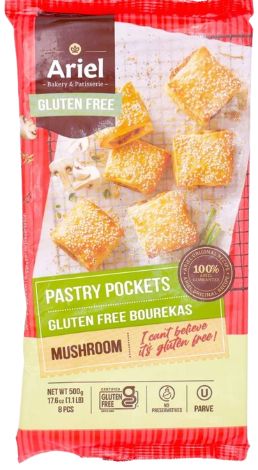KOSHER GLUTEN FREE  MUSHROOM POCKETS