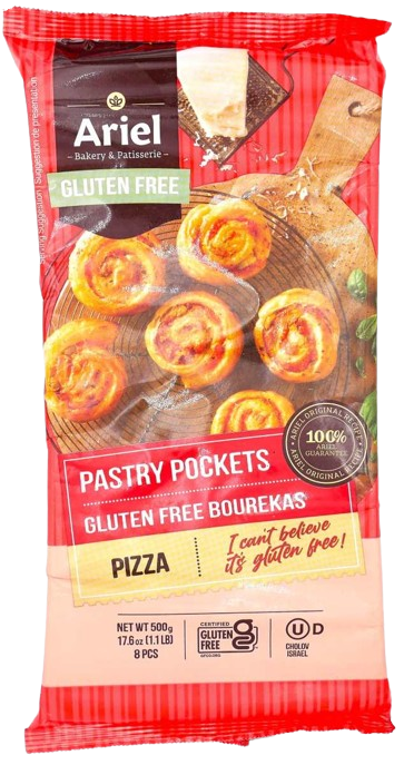 KOSHER GLUTEN FREE PASTRY POCKETS PIZZA