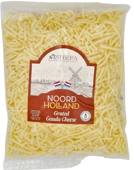 KOSHER GRATED GOUDA CHEESE SHEFA 400 GR.