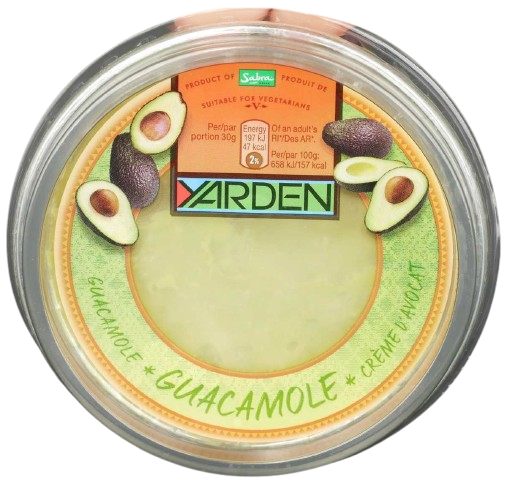 KOSHER GUACAMOLE SPREAD YARDEN 200 GR.