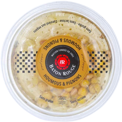 KOSHER HOUMUS CHEAKPEAS & PINE NUTS BR 250 GR.