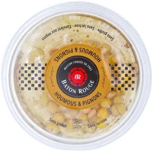 KOSHER HOUMUS CHEAKPEAS & PINE NUTS BR 250 GR.