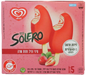 KOSHER ICE CREAM ALGIDA SOLERO X 5 STRAWBERRY & VANILLA 295 GR.
