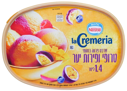 KOSHER  ICE CREAM NESTLE CREMERIA TROPICAL 1,4 LT
