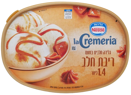 KOSHER ICE CREAM NESTLE LA CREMERIA DULCHE DE LECHE 1,4 LT