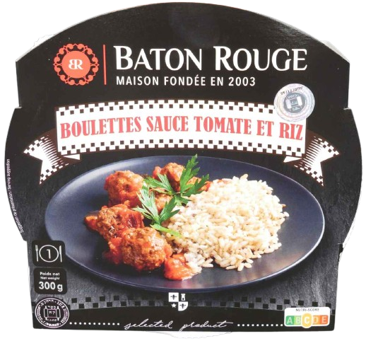 KOSHER MEATBALLS WITH TOMATO SAUCE & RICE 300 GR.