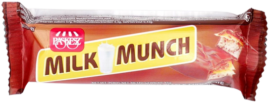 KOSHER MILK MUNCH 22 GR.  MILK CHOCOLATE BAR