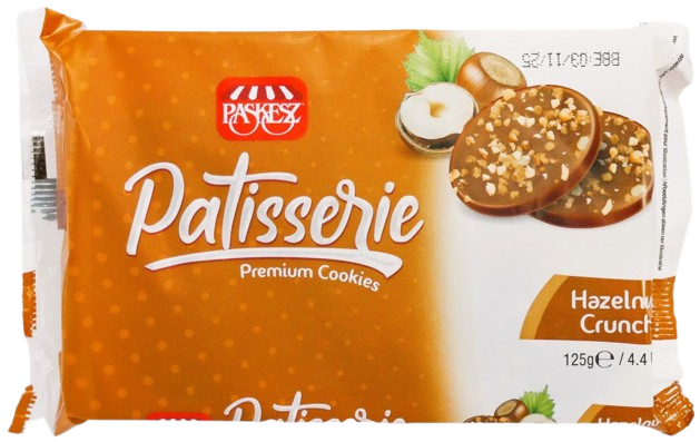 KOSHER PATISSERIE HAZELNUT CRUNCH PASKESZ  125 GR