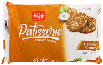 KOSHER PATISSERIE HAZELNUT CRUNCH PASKESZ  125 GR
