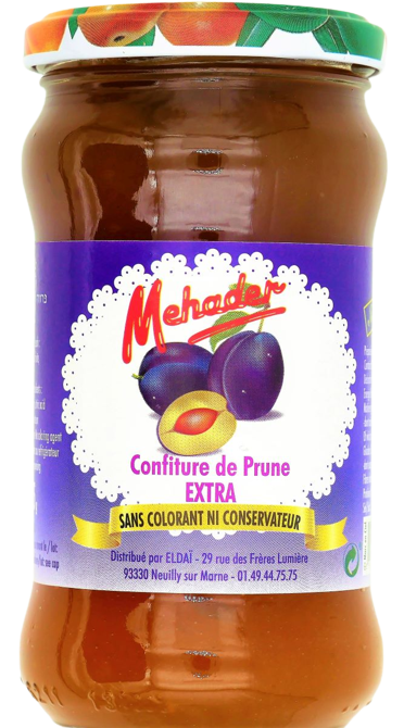 KOSHER PLUM JAM KLP MEHADER 375 GR.