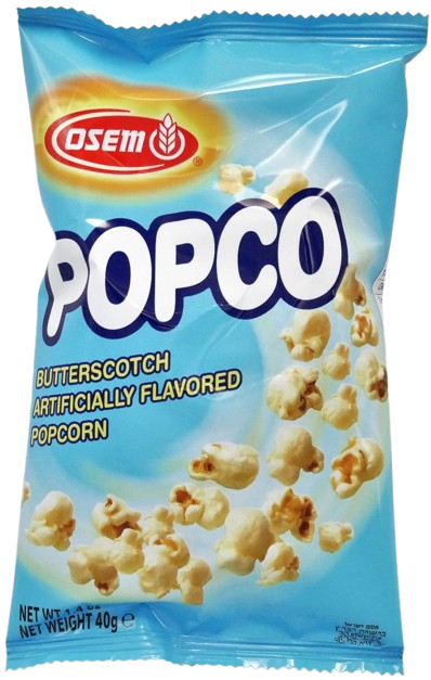 KOSHER POPCORN BUTTERSCOTCH FLAVORED OSEM 40 GR.