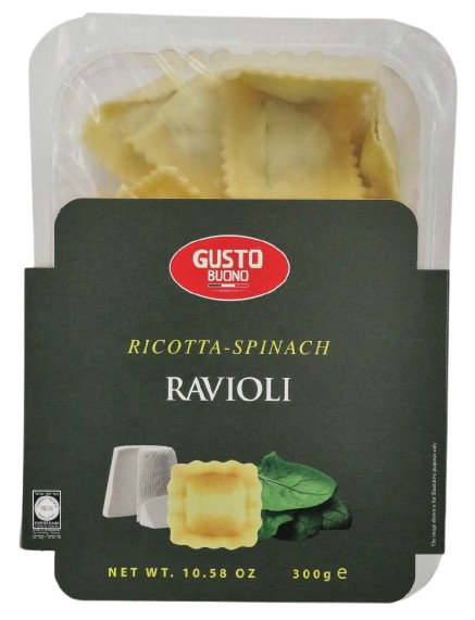 KOSHER RAVIOLI RICOTTA & SPINACH 300 GR