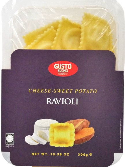 KOSHER RAVIOLI RICOTTA & SWEET POATO 300 GR.
