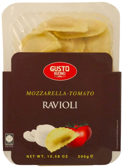 KOSHER RAVIOLI TOMATO & MOZZARELLA 300 GR.