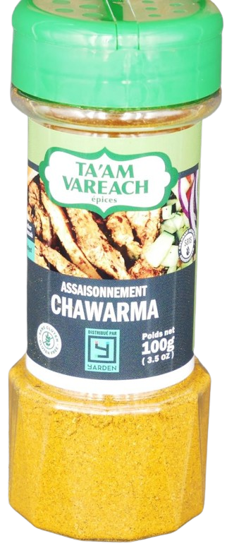 KOSHER SHAWARMA MIX SEASONING KLP 120 GR.